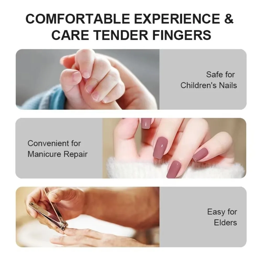 New 3 in 1 Easy Clip Nail Clippers with LED Light Portable Toenail Trimmer Electric Nails Care Tool Nail Trimmer for Thick Nails
New 3 in 1 Easy Clip Nail Clippers with LED Light Portable Toenail Trimmer Electric Nails Care Tool Nail Trimmer for Thick Nails