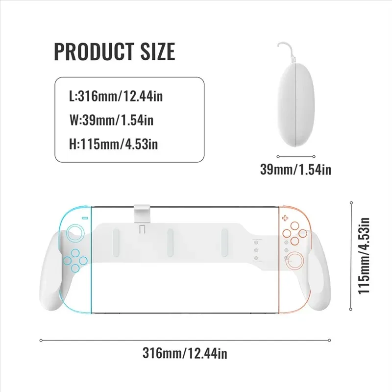 Hand Grip Protective Cover for Switch 2 Non-Slip Design Ergonomic Handheld Case For Nintendo Switch/OLED/Switch 2 Accessory
Hand Grip Protective Cover for Switch 2 Non-Slip Design Ergonomic Handheld Case For Nintendo Switch/OLED/Switch 2 Accessory