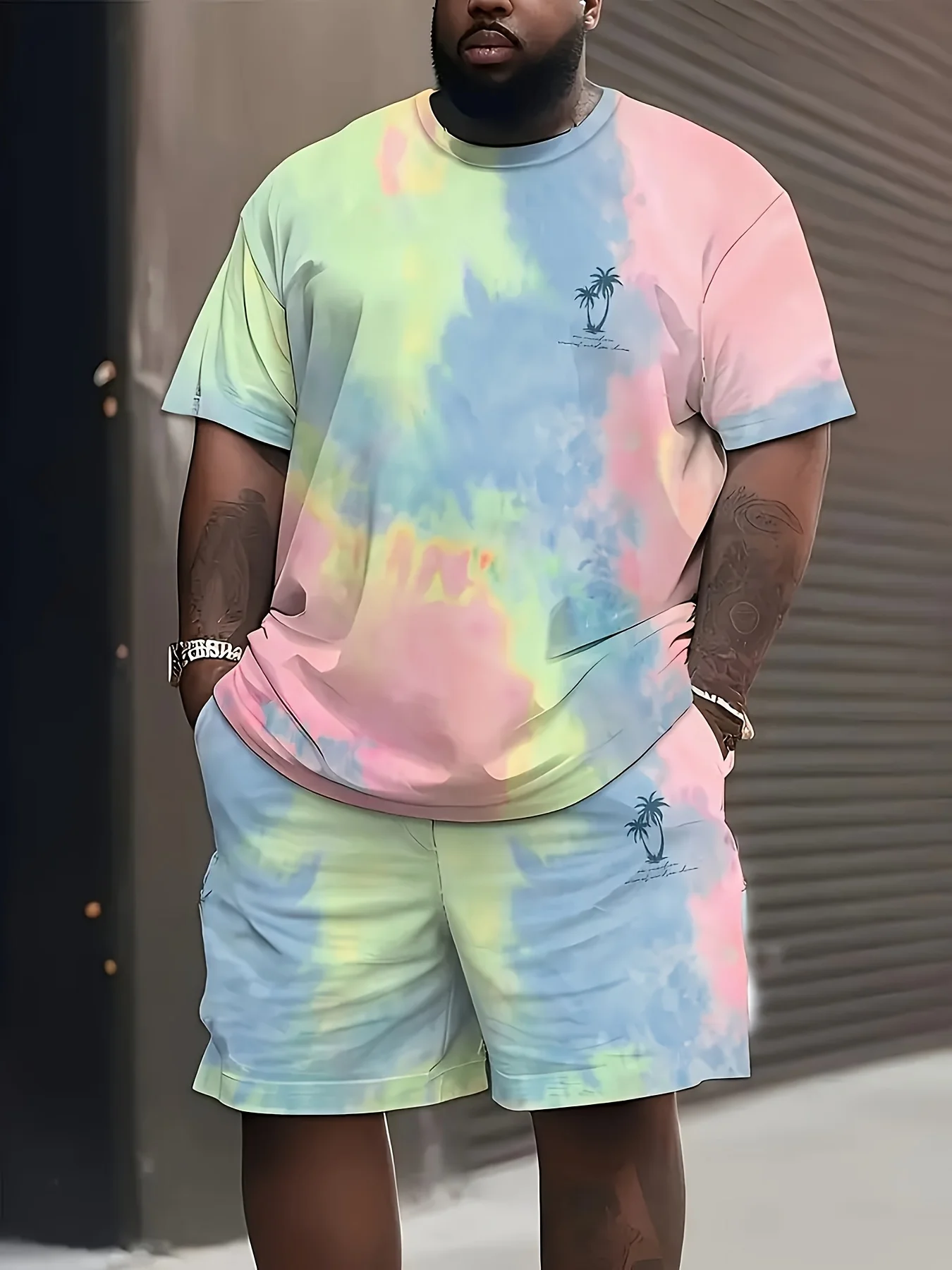 2026 Summer New Men's Short-Sleeved Set - 3D Trendy Brand Colorful Print Casual Street Style Fashion Comfortable and Soft
2026 Summer New Men's Short-Sleeved Set - 3D Trendy Brand Colorful Print Casual Street Style Fashion Comfortable and Soft