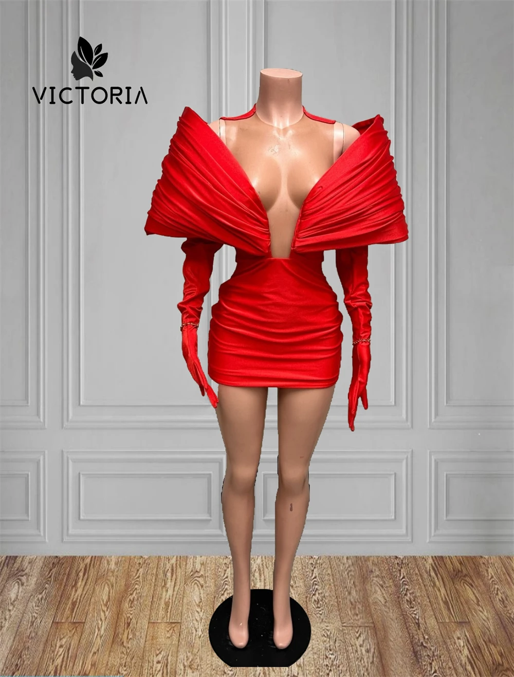 Unique Red Special Off Shoulder Prom Dresses Black Girls With Gloves 2024 Birthday Luxury Dress Mini Cocktail Gowns Customized
Unique Red Special Off Shoulder Prom Dresses Black Girls With Gloves 2024 Birthday Luxury Dress Mini Cocktail Gowns Customized