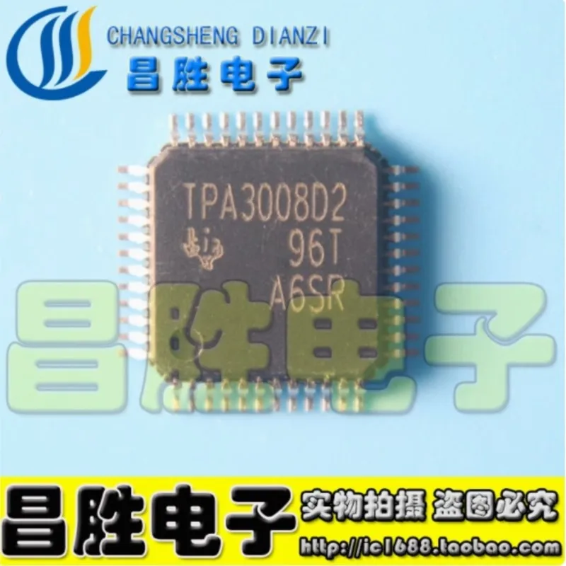 (2 pieces) TPA3008D2 TPA3004D2 TPA3002D2 TPA310002 3100D2 TPA3008D2PHPR TPA3004D2PHP TPA3002D2PHPR QFP-48 Original Chip
(2 pieces) TPA3008D2 TPA3004D2 TPA3002D2 TPA310002 3100D2 TPA3008D2PHPR TPA3004D2PHP TPA3002D2PHPR QFP-48 Original Chip