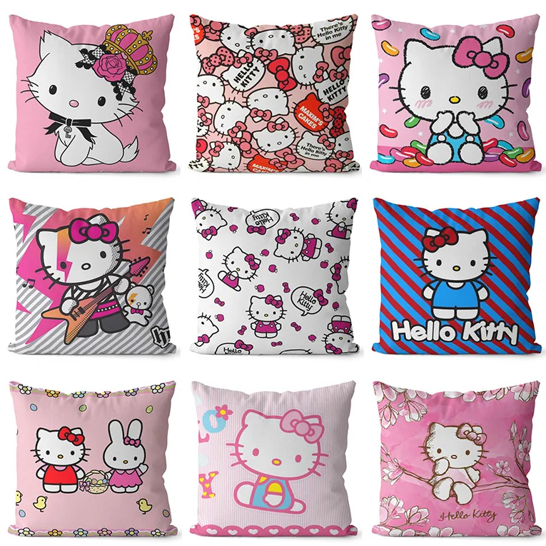 Sanrio Decorative Pillowcase Decor 45x45cm Hello Kitty Bedroom Bed Cushion Cover Home Decoration Accessories Couch Pillows
Sanrio Decorative Pillowcase Decor 45x45cm Hello Kitty Bedroom Bed Cushion Cover Home Decoration Accessories Couch Pillows
