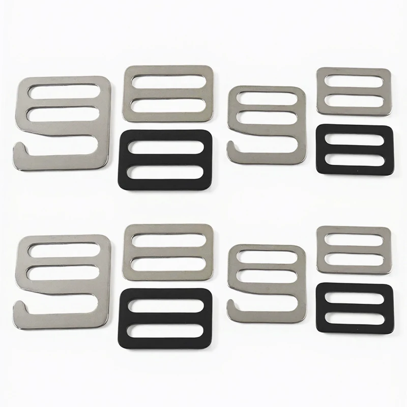 5/10/20Pcs 13-50mm Metal Tri-Glide Buckles Stainless Steel Bag Strap Adjuster Clasp Backpack Belt Loop Hook DIY Sewing Hardware
5/10/20Pcs 13-50mm Metal Tri-Glide Buckles Stainless Steel Bag Strap Adjuster Clasp Backpack Belt Loop Hook DIY Sewing Hardware