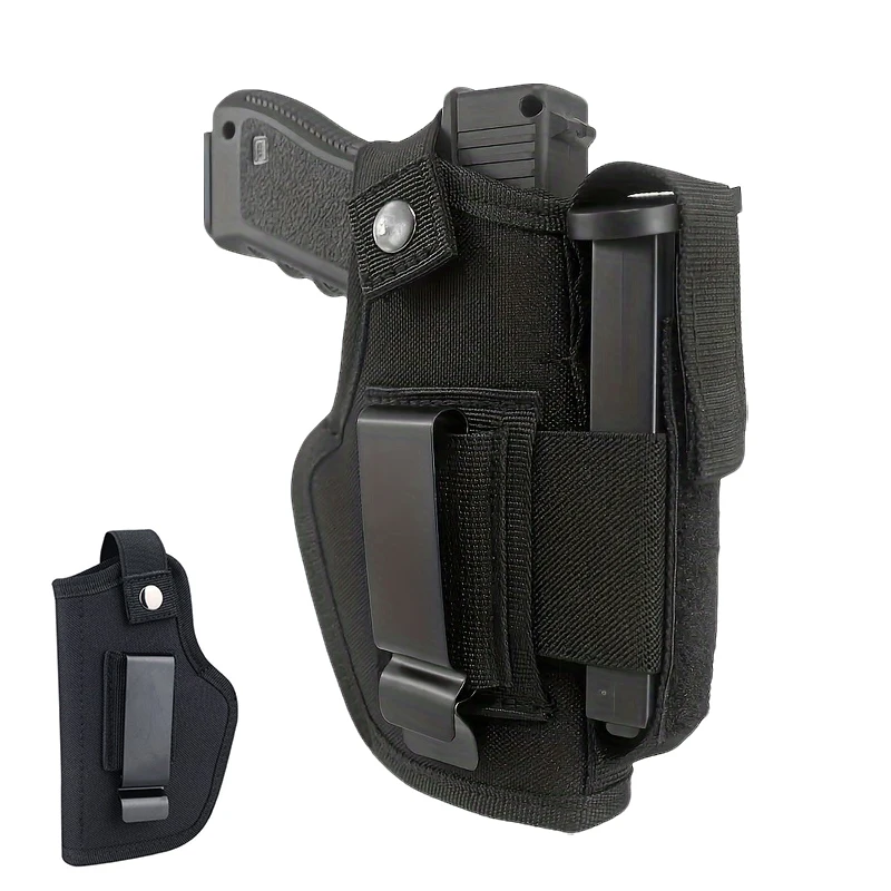 Multi Functional Waist Cover Camel Blend Fabric Tactical Gun Holster with Snap Closure for Outdoor Concealment, Classic Style
Multi Functional Waist Cover Camel Blend Fabric Tactical Gun Holster with Snap Closure for Outdoor Concealment, Classic Style