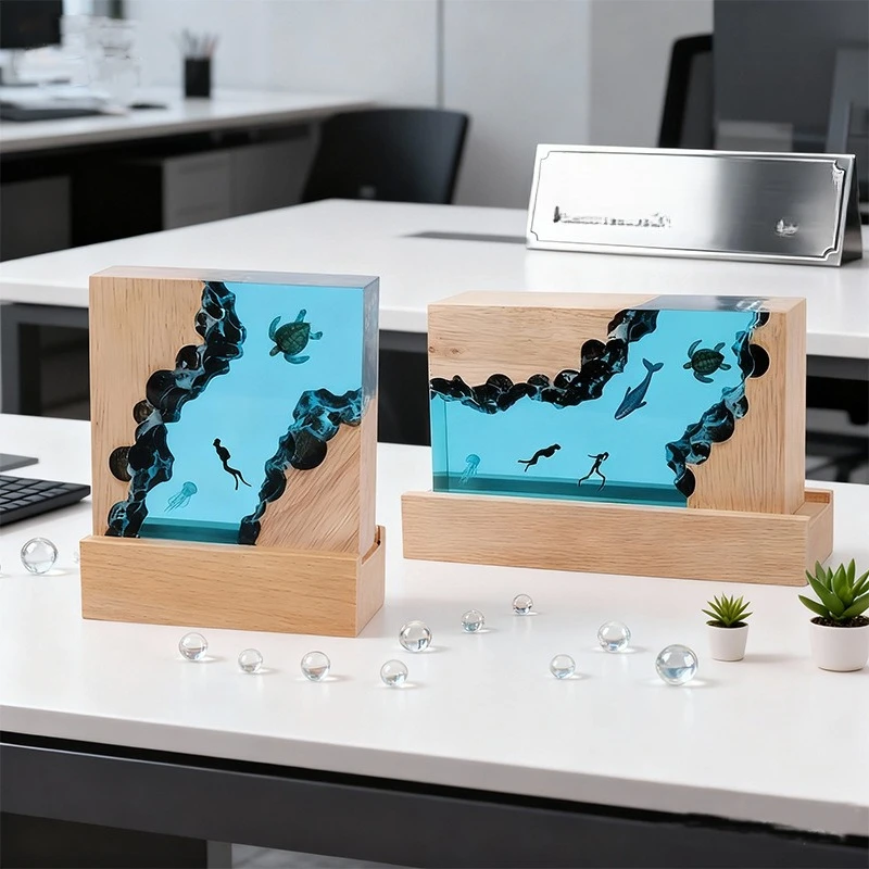 Sea Turtle Diver Micro Landscape Ocean Solid Wood Resin Lamp Decoration Set for Creative Home Decor Artwork Gift
Sea Turtle Diver Micro Landscape Ocean Solid Wood Resin Lamp Decoration Set for Creative Home Decor Artwork Gift