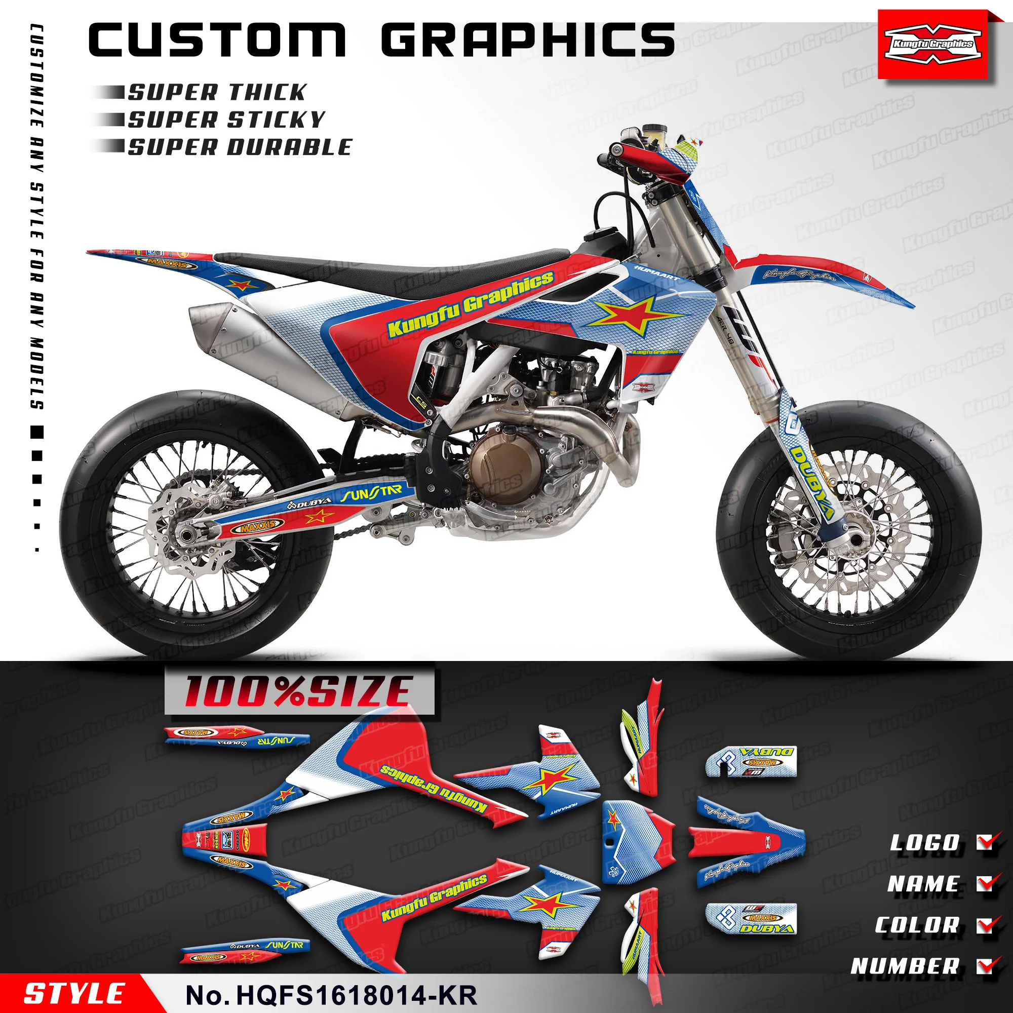 KUNGFU GRAPHICS Racing Sticker Vinyl Wrap for Husqvarna FS 450 FS450 2016 2017 2018, HQFS1618014-KR
KUNGFU GRAPHICS Racing Sticker Vinyl Wrap for Husqvarna FS 450 FS450 2016 2017 2018, HQFS1618014-KR