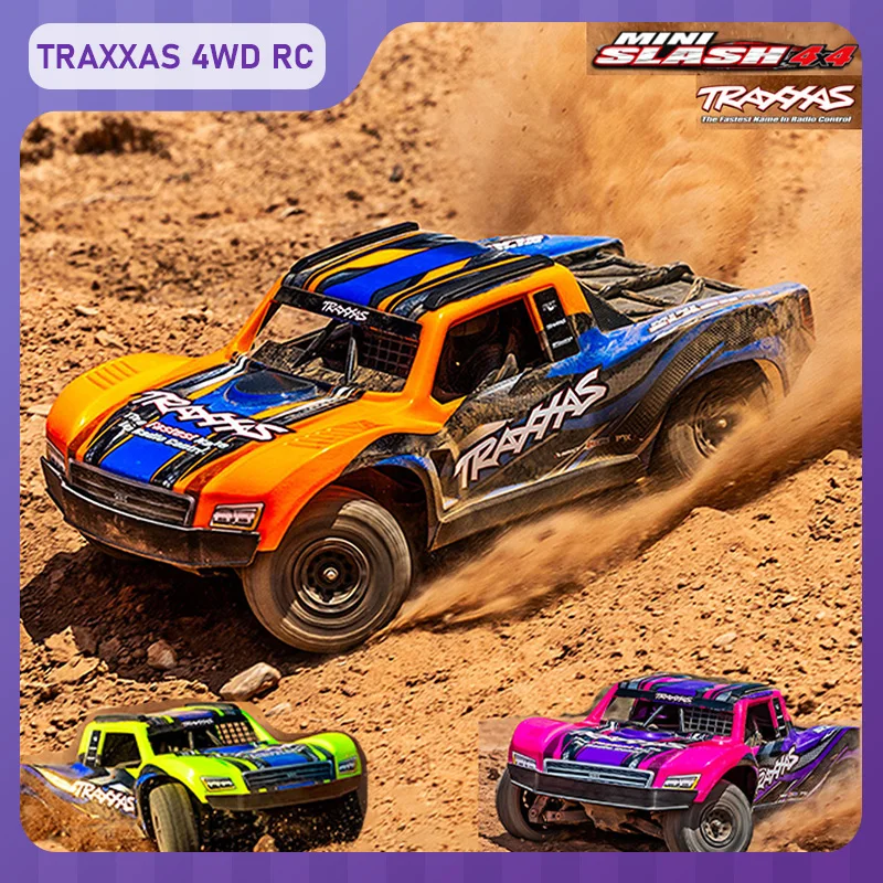 TRAXXAS Mini Slash RC Car BL-2S 4WD Electric High Speed Brushless RC Short Truck 2.4G RC RTR Off-Road Vehicle Model Gift
TRAXXAS Mini Slash RC Car BL-2S 4WD Electric High Speed Brushless RC Short Truck 2.4G RC RTR Off-Road Vehicle Model Gift