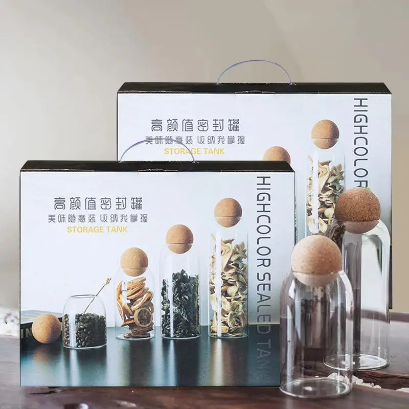 High Borosilicate Glass Sealed Container Kitchen Coffee Bean Storage Box Wheat Grains Cork Stopper Tea Can Gift Box Home Decor
High Borosilicate Glass Sealed Container Kitchen Coffee Bean Storage Box Wheat Grains Cork Stopper Tea Can Gift Box Home Decor