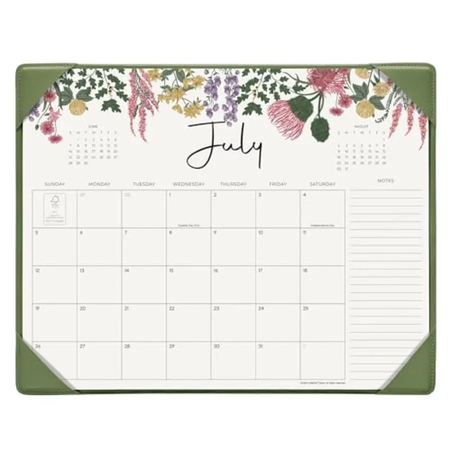 Desk Calendar 2026 with Desktop Mat Desk Pad Calendar 15"x 12" From July 2026 to December 2027 Desk Calendar for Home Office an
Desk Calendar 2026 with Desktop Mat Desk Pad Calendar 15"x 12" From July 2026 to December 2027 Desk Calendar for Home Office an