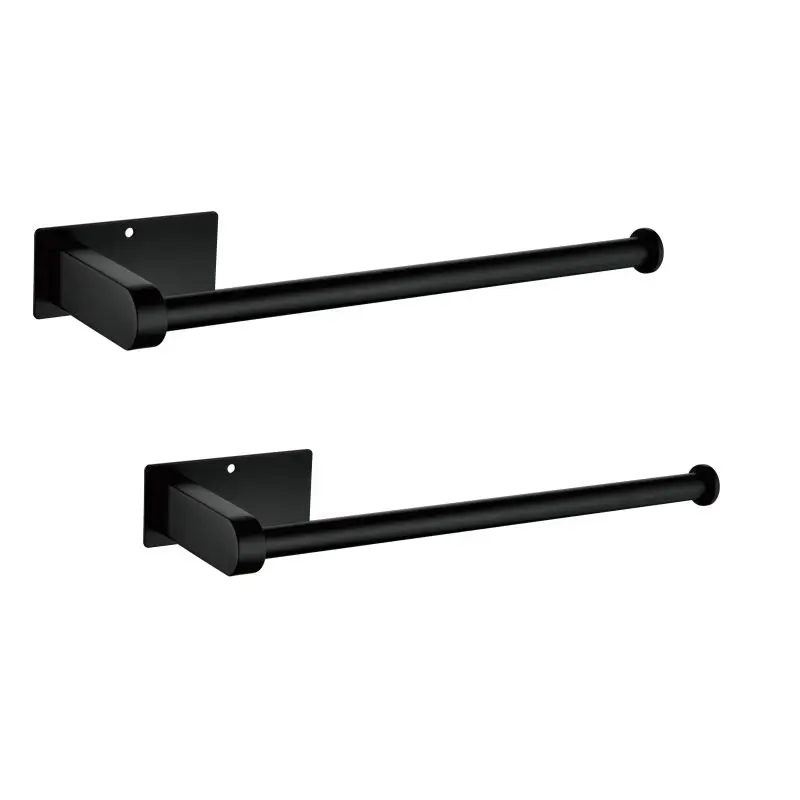 2 Pack Paper Towel Holder Wall Mount, Black Paper Towel Holder Under Cabinet, Self Adhesive Paper Towel Holders, Kitchen Towel Holder for Kitchen Organization and Storage (12inch, 2 Pack)
2 Pack Paper Towel Holder Wall Mount, Black Paper Towel Holder Under Cabinet, Self Adhesive Paper Towel Holders, Kitchen Towel Holder for Kitchen Organization and Storage (12inch, 2 Pack)