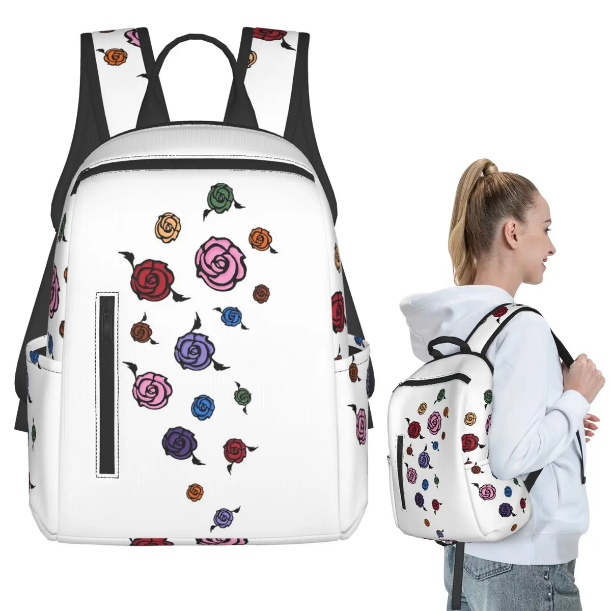Peach Rose Has A History And A Destiny Backpack Student BookBag Kids School Bag Computer Shoulder Bags Men Women
Peach Rose Has A History And A Destiny Backpack Student BookBag Kids School Bag Computer Shoulder Bags Men Women