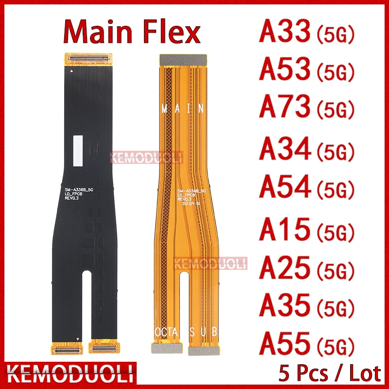 5 Pcs/Lot Motherboard Connector Cable for Samsung Galaxy A35 A55 A33 A53 A73 A34 A54 A15 A25 4G 5G Main Mother Board Flex
5 Pcs/Lot Motherboard Connector Cable for Samsung Galaxy A35 A55 A33 A53 A73 A34 A54 A15 A25 4G 5G Main Mother Board Flex
