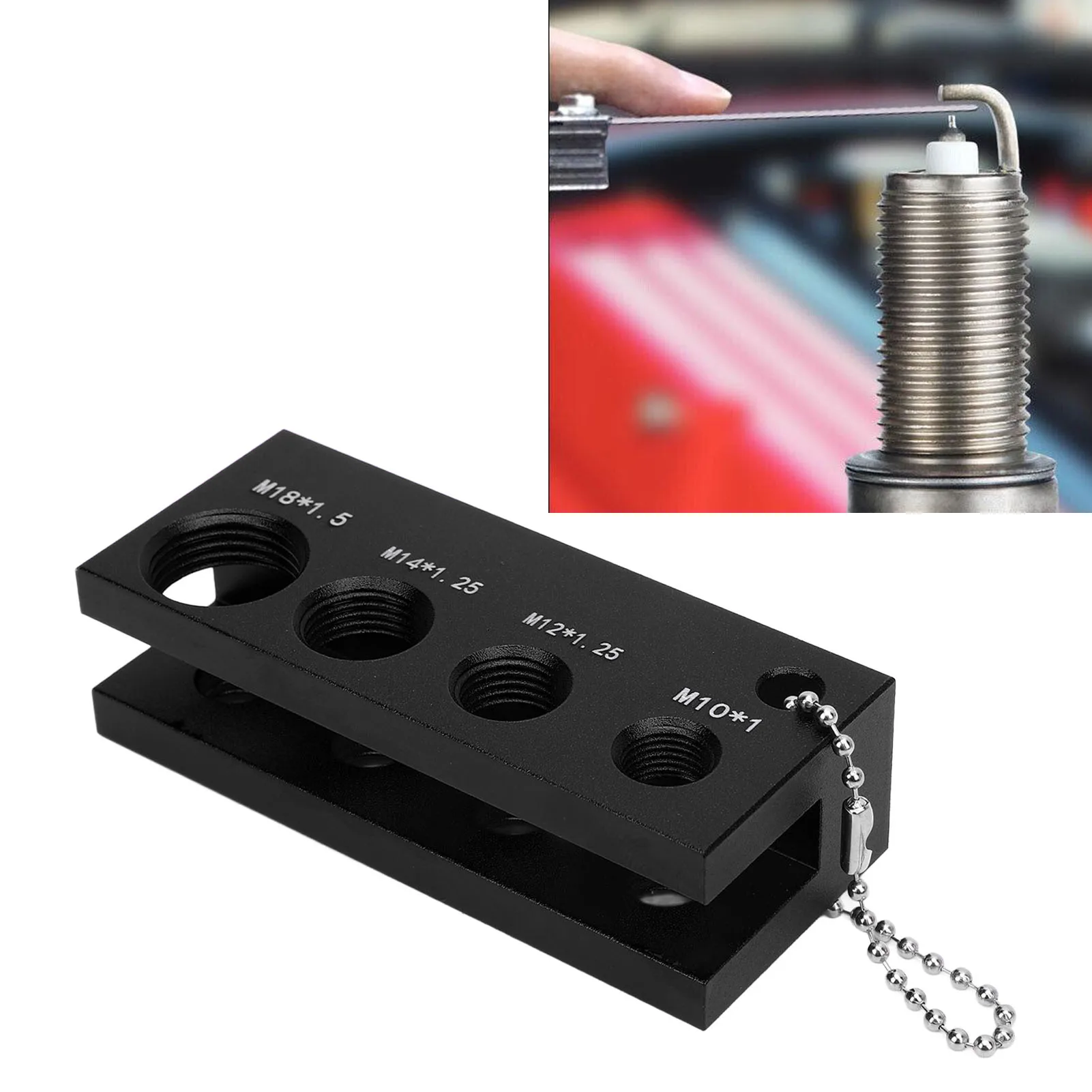 Инструмент для регулировки зазора свечи зажигания, универсальный инструмент для регулировки зазоров свечей зажигания 10 мм, 12 мм, 14 мм, 16 мм с 32 лезвиями
Инструмент для регулировки зазора свечи зажигания, универсальный инструмент для регулировки зазоров свечей зажигания 10 мм, 12 мм, 14 мм, 16 мм с 32 лезвиями