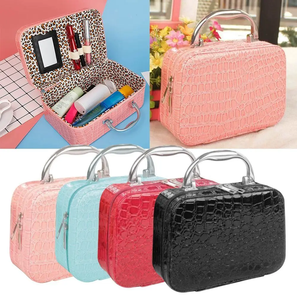 Stone Patterned Cosmetic Case With Mirror Large Capacity Multi-Functional Square Makeup Pouch Storage Box Wash Bag Ladies
Stone Patterned Cosmetic Case With Mirror Large Capacity Multi-Functional Square Makeup Pouch Storage Box Wash Bag Ladies