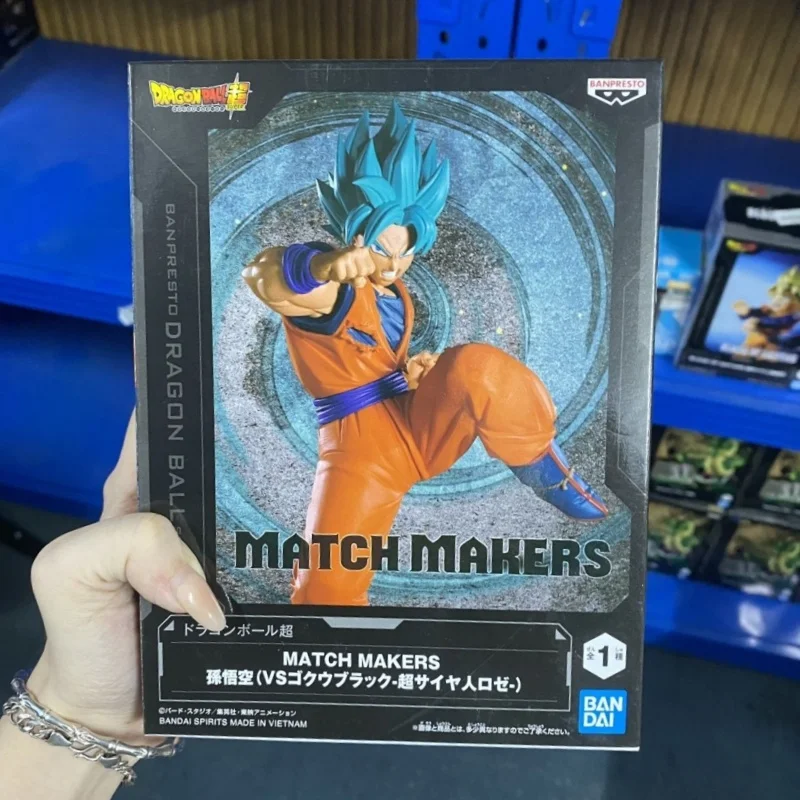 Genuine BANPRESTO Dragon Ball Super MATCH MAKERS Super Saiya Blue Son Goku VS Super Saiya Roes Goku Black 22cm Anime Figure Toys
Genuine BANPRESTO Dragon Ball Super MATCH MAKERS Super Saiya Blue Son Goku VS Super Saiya Roes Goku Black 22cm Anime Figure Toys