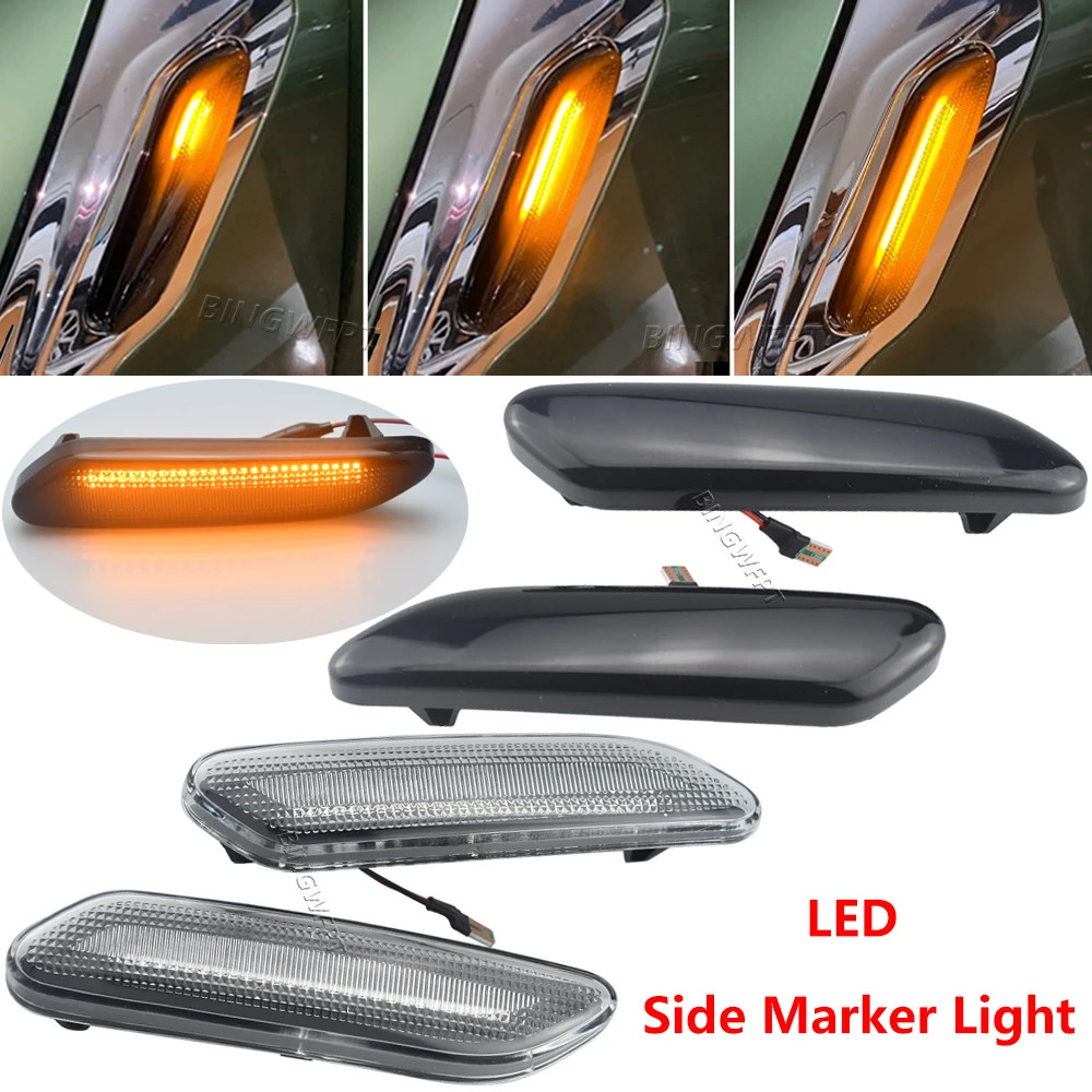 For BMW MINI COOPER R60 R61 COUNTRYMAN PACEMAN Dynamic scroll flashing LED Side Marker Indicator Lamp Turn Signal Fender Lights
For BMW MINI COOPER R60 R61 COUNTRYMAN PACEMAN Dynamic scroll flashing LED Side Marker Indicator Lamp Turn Signal Fender Lights
