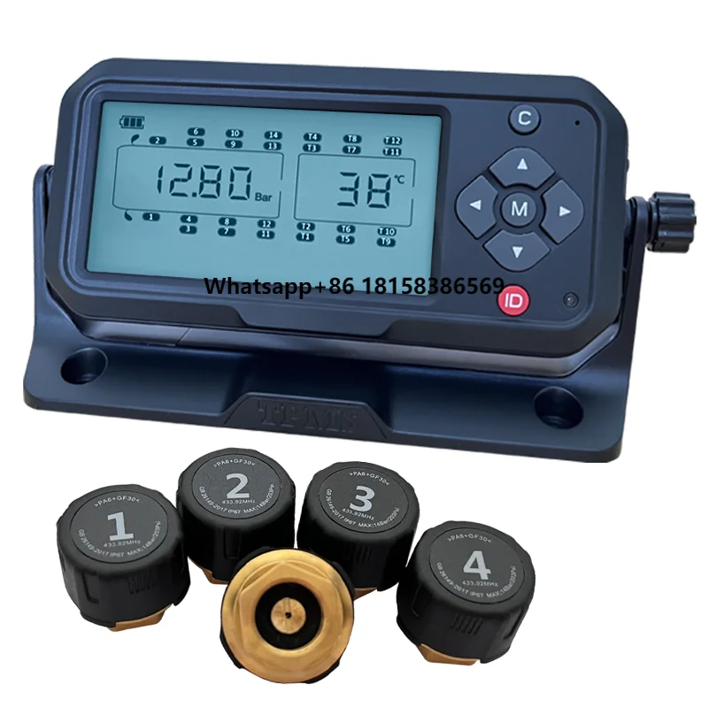 Trailer TPMS Tire Pressure Monitoring System with External Built-in Sensor for Heavy Trucks
Trailer TPMS Tire Pressure Monitoring System with External Built-in Sensor for Heavy Trucks