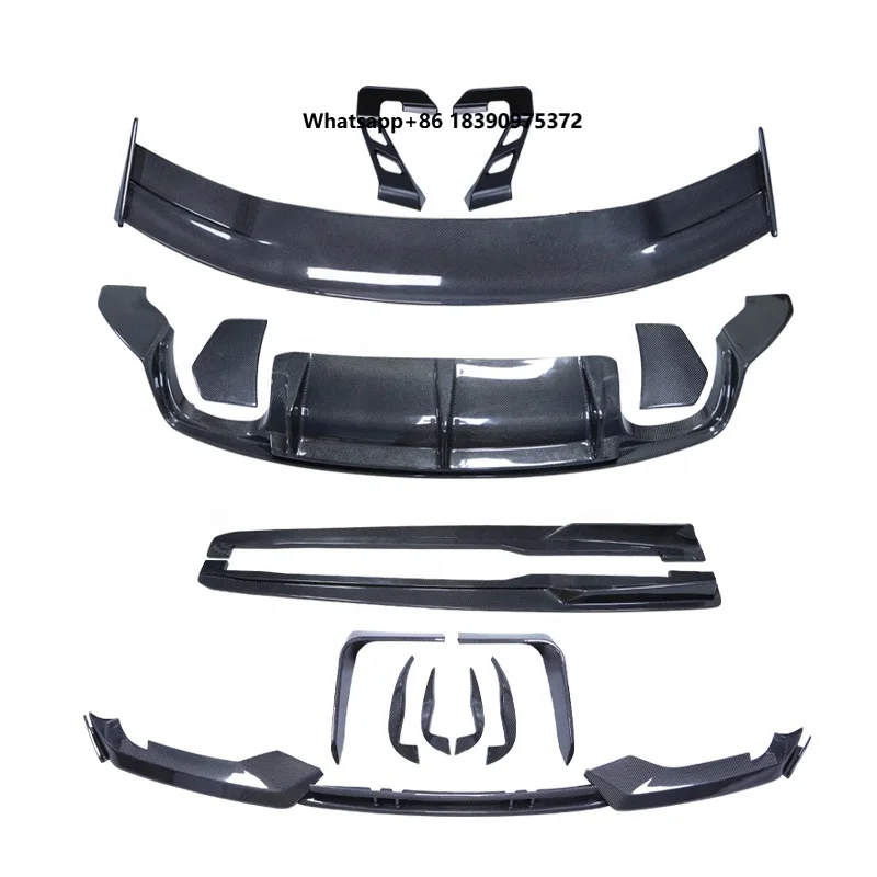 MK3 Style Full Set Carbon Fiber Body Kits for TTS Front Lip Side Skirts Rear Bumper Diffuser Spoiler
MK3 Style Full Set Carbon Fiber Body Kits for TTS Front Lip Side Skirts Rear Bumper Diffuser Spoiler