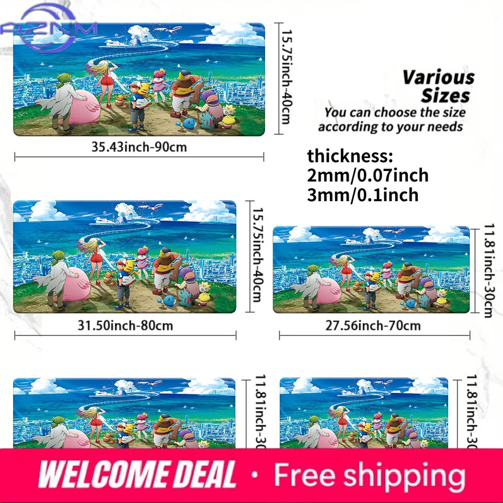 Pokemon Ash & Friends Ocean City Desk Mat Non-Slip Washable Gaming Mouse Pad
Pokemon Ash & Friends Ocean City Desk Mat Non-Slip Washable Gaming Mouse Pad