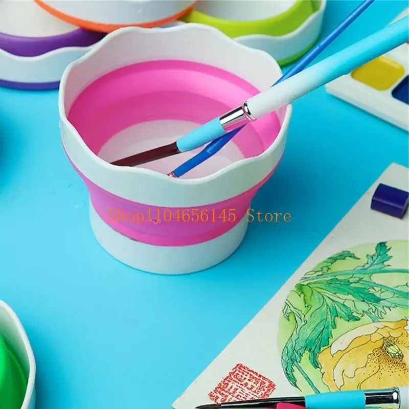 652F Foldable Travel Artist Cup With Material For Acrylic Painting Brush Cleaning Color Mixing
652F Foldable Travel Artist Cup With Material For Acrylic Painting Brush Cleaning Color Mixing
