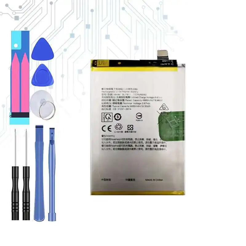 Mobile Phone Battery BLP911 5000mAh For Oppo Realme V25 Realme 9i Realme 9 Pro 9Pro Reno 8 8 Pro
Mobile Phone Battery BLP911 5000mAh For Oppo Realme V25 Realme 9i Realme 9 Pro 9Pro Reno 8 8 Pro