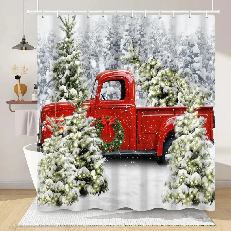 FWM05Merry Christmas Red Vintage Truck Shower Curtain Tree Winter Snow Snowman Rustic Retro Farmhouse Shower Curtain Bathroo6Hn$
FWM05Merry Christmas Red Vintage Truck Shower Curtain Tree Winter Snow Snowman Rustic Retro Farmhouse Shower Curtain Bathroo6Hn$