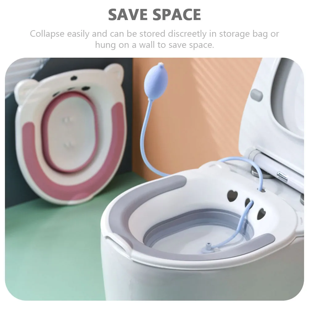 Sitz Bath Basin TPE Anti Overflow Postpartum Hemorrhoid Collapsible Storage Woman Hip Bath Toilet
Sitz Bath Basin TPE Anti Overflow Postpartum Hemorrhoid Collapsible Storage Woman Hip Bath Toilet