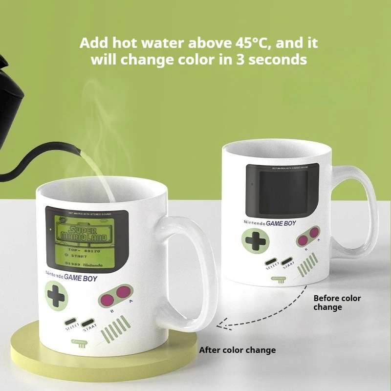 Magic Color Changing Ceramic Mug 450ml, Heat Sensitive Cup with Fun Pattern for Coffee & Milk, Novelty Thermochromic Drinkware
Magic Color Changing Ceramic Mug 450ml, Heat Sensitive Cup with Fun Pattern for Coffee & Milk, Novelty Thermochromic Drinkware