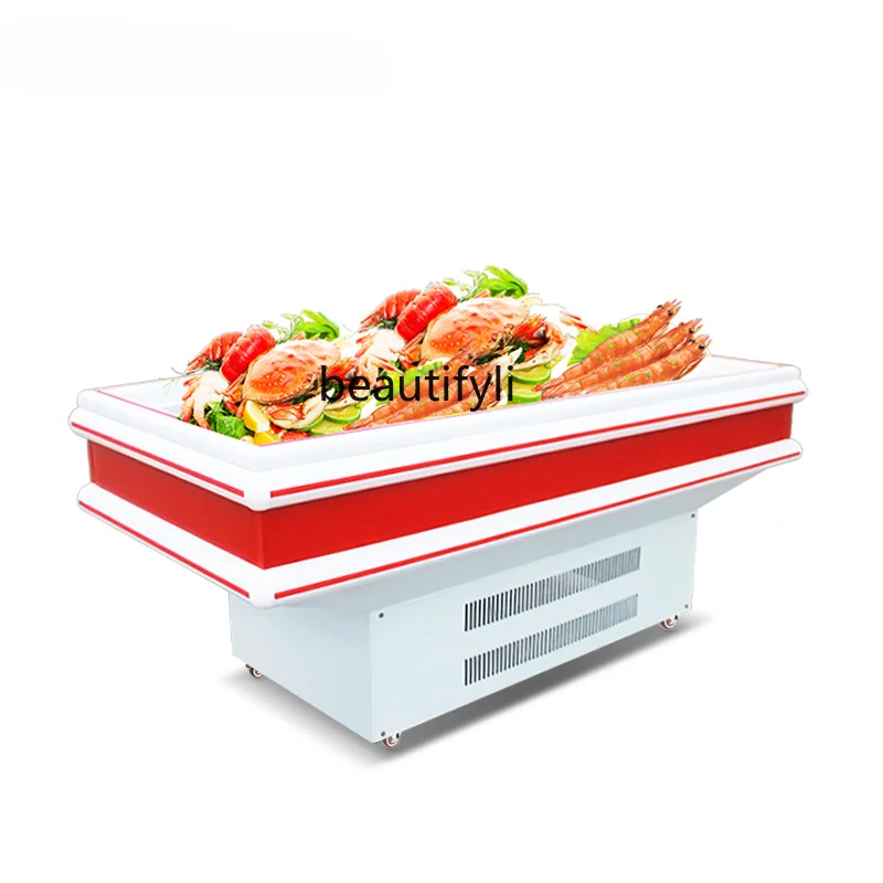 ICE Table Seafood Display Cabinet Supermarket Fresh Ice Machine Flat Refrigerator Freeze Storage Fresh Cabinet
ICE Table Seafood Display Cabinet Supermarket Fresh Ice Machine Flat Refrigerator Freeze Storage Fresh Cabinet