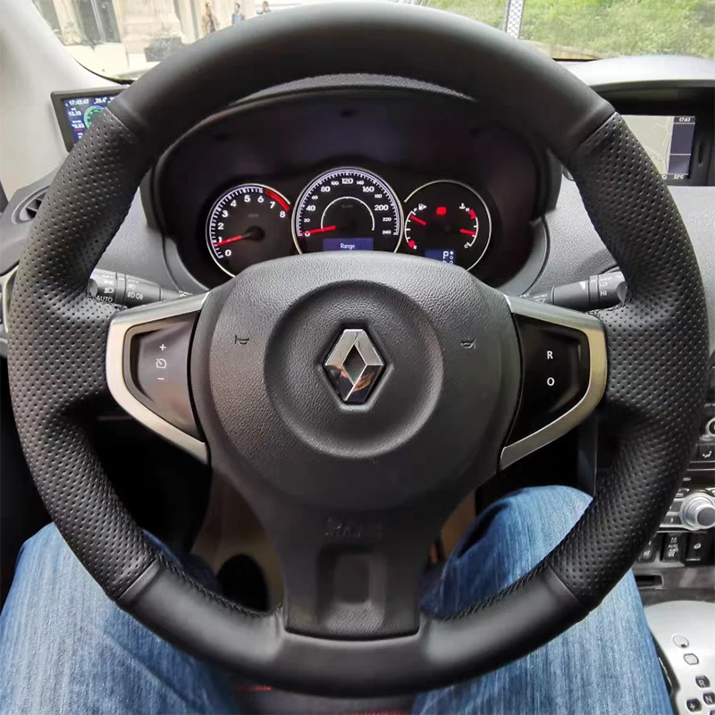 Customized Car Steering Wheel Braid Cover Non-slip For Renault Koleos 2009-2016Hand-stit Auto Interior Accessories Steering Wrap
Customized Car Steering Wheel Braid Cover Non-slip For Renault Koleos 2009-2016Hand-stit Auto Interior Accessories Steering Wrap