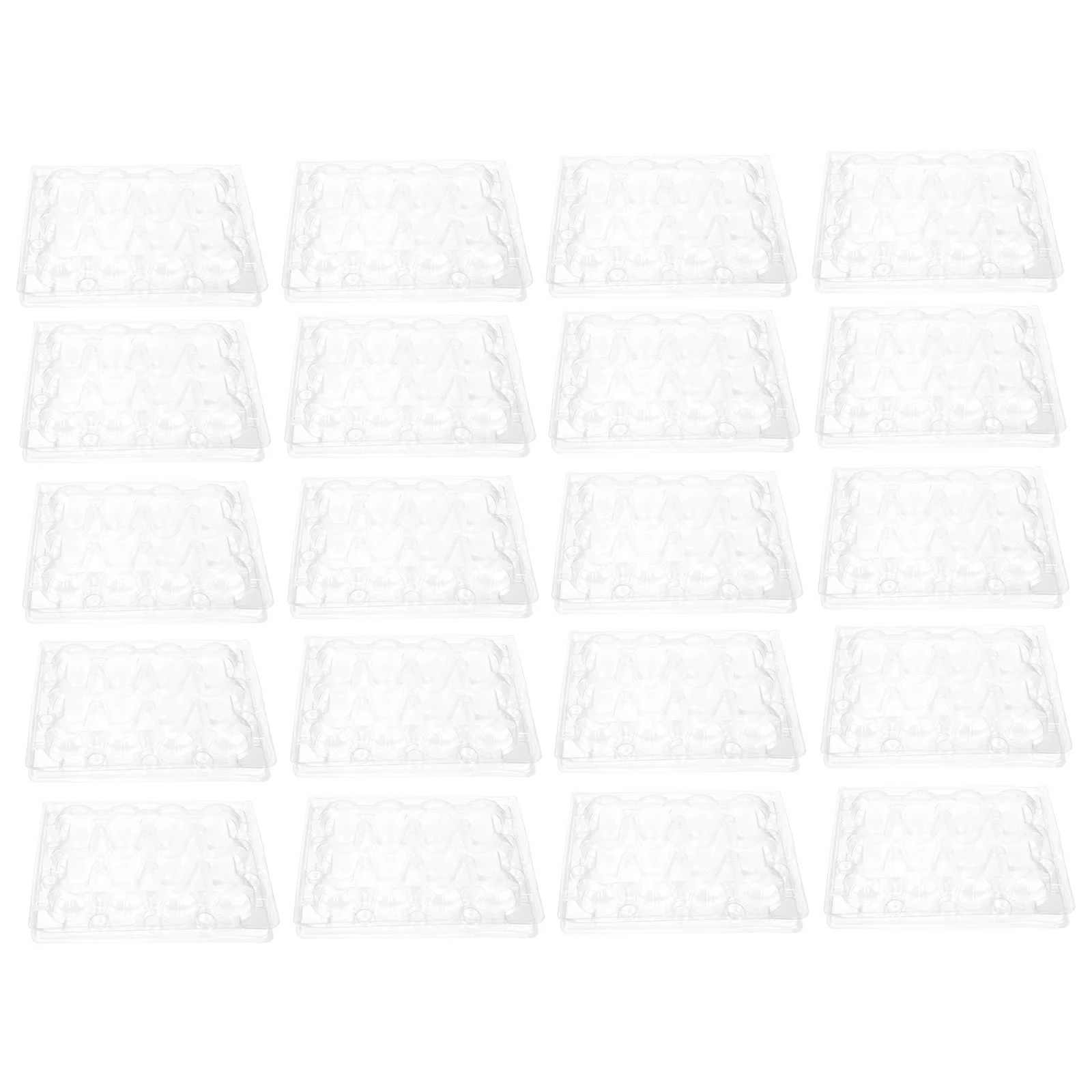 50 Pcs Quail Egg Tray Kitchen Storage Plate Supply Cartons Disposable Organizer Plastic Container
50 Pcs Quail Egg Tray Kitchen Storage Plate Supply Cartons Disposable Organizer Plastic Container