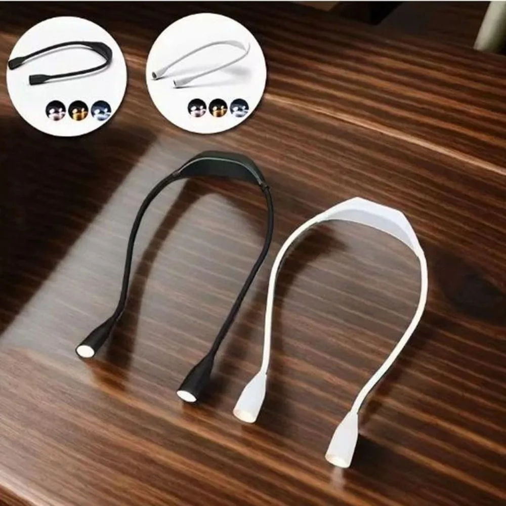 Портативный перезаряжаемый светодиодный светильник для чтения на шею, регулируемая яркость, громкая связь, ночные ходовые огни, гибкий 3-цветный фонарик
Портативный перезаряжаемый светодиодный светильник для чтения на шею, регулируемая яркость, громкая связь, ночные ходовые огни, гибкий 3-цветный фонарик