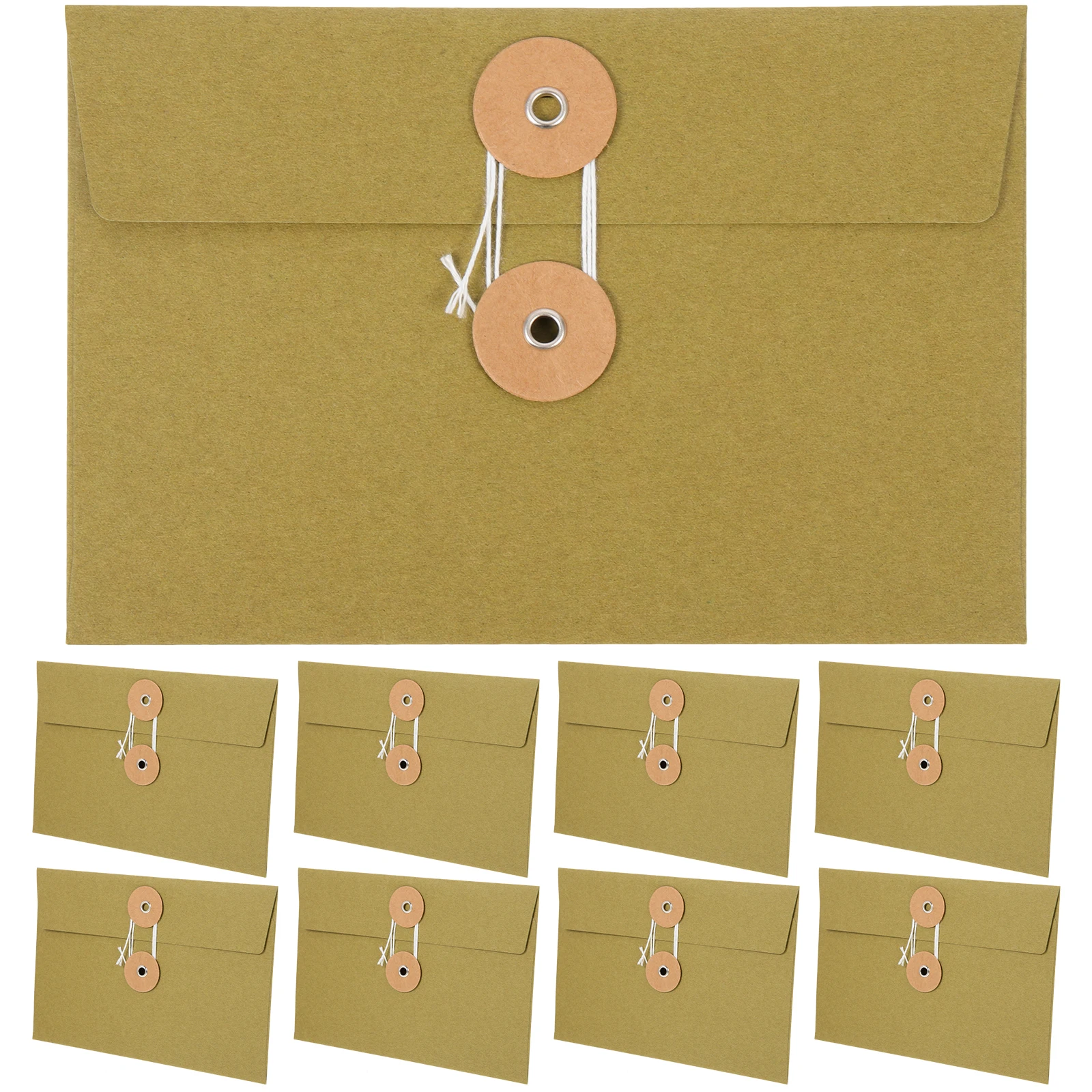 10 Pcs Paper Envelope Bags Retro Buckle Travel Storage File Folders Thickened Student Office Supplies Multifunctional
10 Pcs Paper Envelope Bags Retro Buckle Travel Storage File Folders Thickened Student Office Supplies Multifunctional