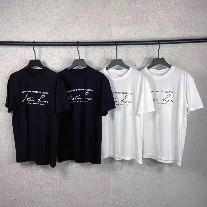 Chest Signature Print Martine Rose T-shirt Black White Short Sleeve Men Women High Quality Inside Printed Label T Shirt Clothes
Chest Signature Print Martine Rose T-shirt Black White Short Sleeve Men Women High Quality Inside Printed Label T Shirt Clothes