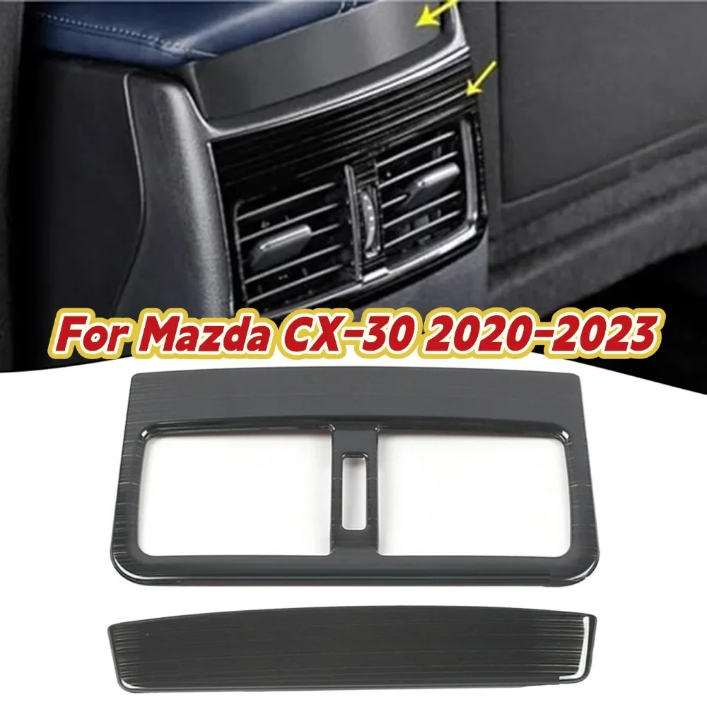 Car Rear Seat Air Conditioning Outlet Frame Trim For Mazda CX-30 2020-2023 Interior Decoration AC Vent Center Armrest Cover
Car Rear Seat Air Conditioning Outlet Frame Trim For Mazda CX-30 2020-2023 Interior Decoration AC Vent Center Armrest Cover 