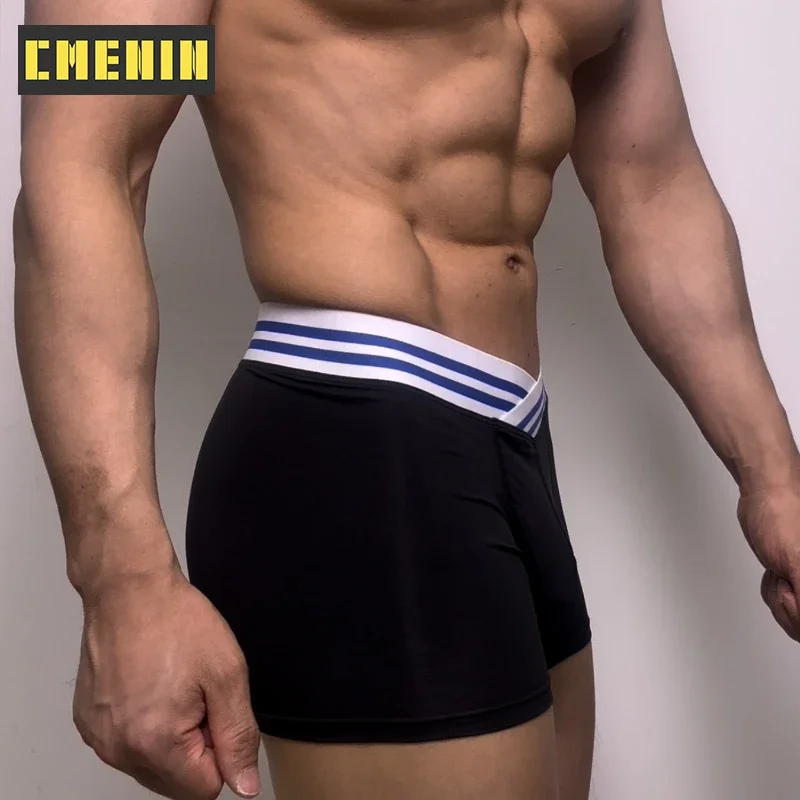 CMENIN Modal Men Underwear Blue Stripe Breathable Men's Panties Sexy Gay Low Waist Mens Underpants Sissy Casual Men Boxershorts
CMENIN Modal Men Underwear Blue Stripe Breathable Men's Panties Sexy Gay Low Waist Mens Underpants Sissy Casual Men Boxershorts
