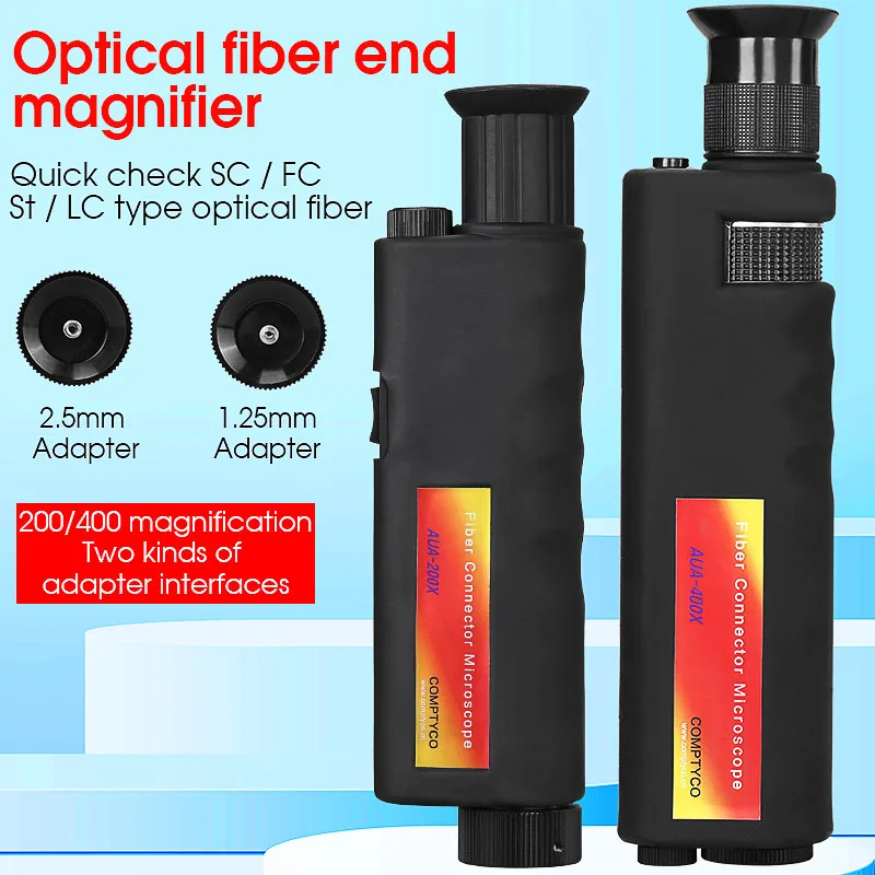 Handheld AUA-400x Fiber Optical Inspection Microscope LED Illumination Anti Slip Rubber
Handheld AUA-400x Fiber Optical Inspection Microscope LED Illumination Anti Slip Rubber