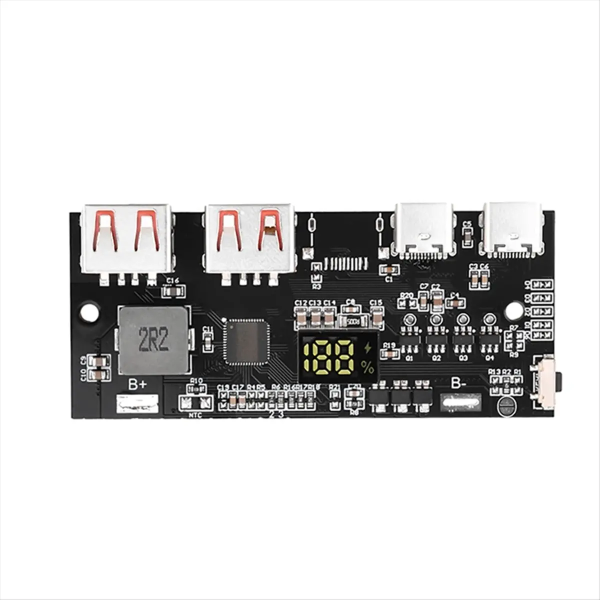 *N21R Полный протокол 22,5 Вт Мобильный модуль питания для быстрой зарядки QC4.0 Type-C USB Мобильный блок питания Схема DIY Материнская плата A
*N21R Полный протокол 22,5 Вт Мобильный модуль питания для быстрой зарядки QC4.0 Type-C USB Мобильный блок питания Схема DIY Материнская плата A
