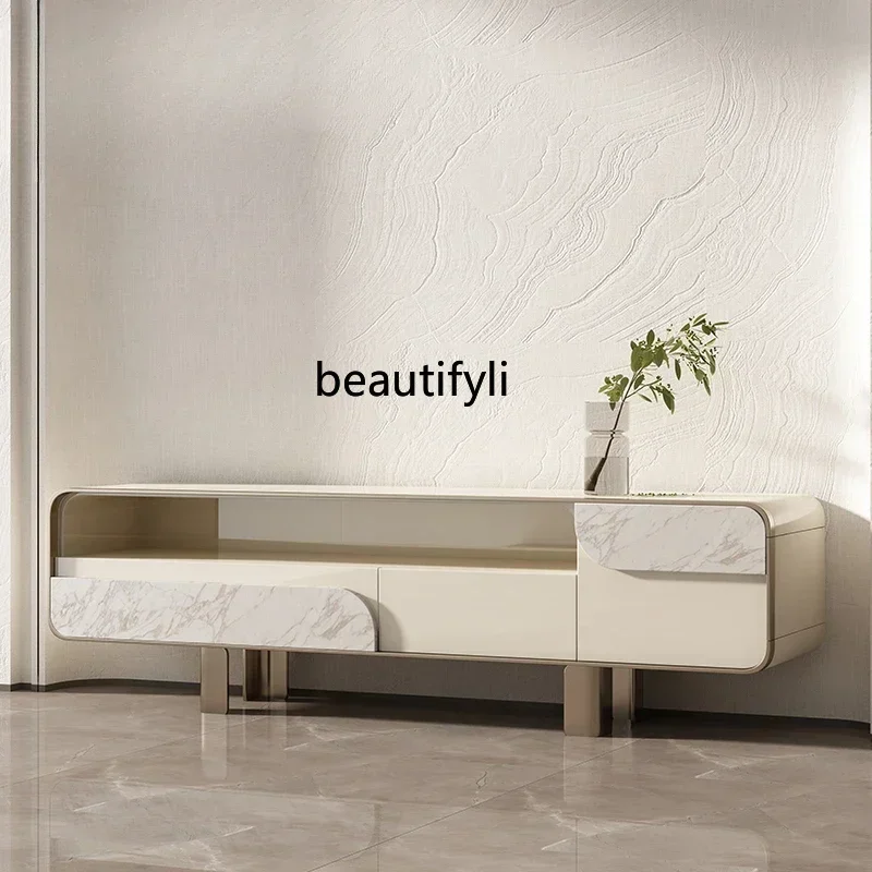 Q Nordic marble TV cabinet coffee table combination living room bedroom floor cabinet
Q Nordic marble TV cabinet coffee table combination living room bedroom floor cabinet