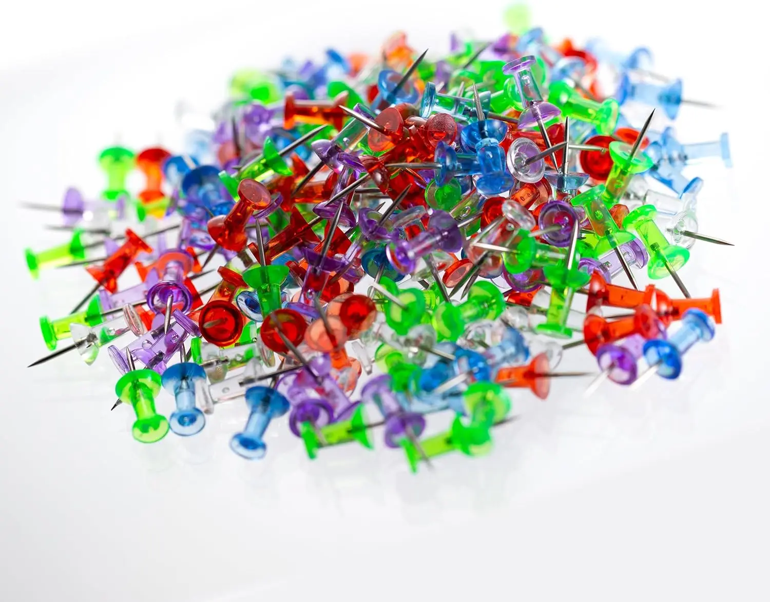 Translucent Push Pins, 200 Pack - Colorful Tacks for Bulletin Boards, Office & School
Translucent Push Pins, 200 Pack - Colorful Tacks for Bulletin Boards, Office & School