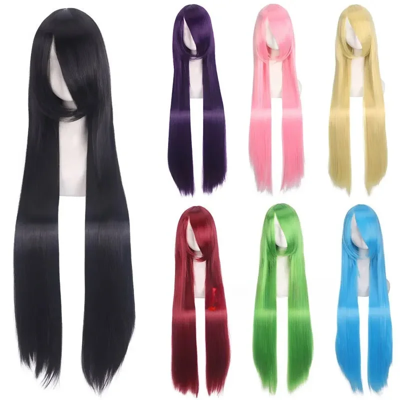 80cm synthetic long straight cosplay wig with bangs Heat Resistant hair Anime pink blonde red purple women wi
80cm synthetic long straight cosplay wig with bangs Heat Resistant hair Anime pink blonde red purple women wi