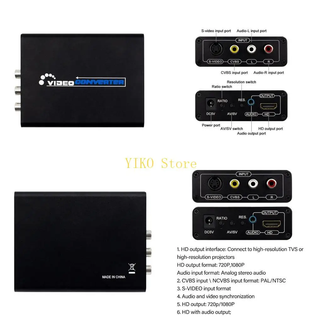 K32C HDTV в S-Video переключатель адаптер HDTV Поддержка 1080p для телевизионного ПК.
K32C HDTV в S-Video переключатель адаптер HDTV Поддержка 1080p для телевизионного ПК.