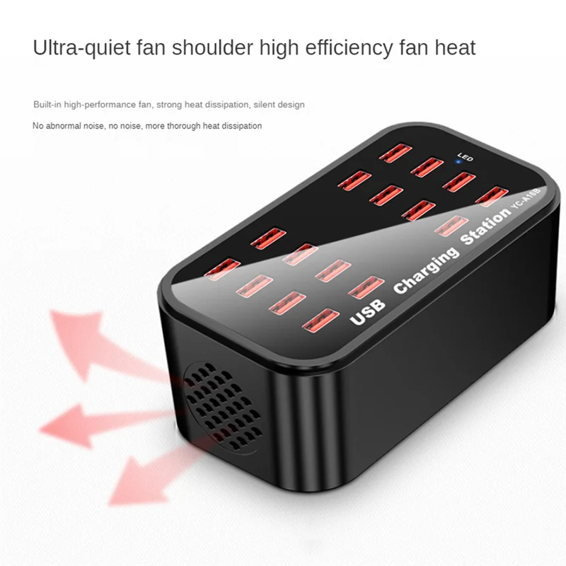 Reliable-16 Port USB Charging Station Charging Station USB Charger For Car Headphones Multiple Devices Laptop Smartphones
Reliable-16 Port USB Charging Station Charging Station USB Charger For Car Headphones Multiple Devices Laptop Smartphones