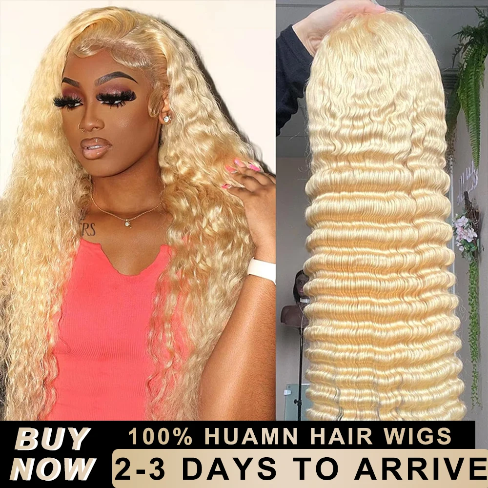 Colored 613 HD Lace Front Human Hair Wig 30 40Inch Deep Water Wave Honey Blonde Lace Frontal Wig Loose Wave Curly Wigs 13x5 13x6
Colored 613 HD Lace Front Human Hair Wig 30 40Inch Deep Water Wave Honey Blonde Lace Frontal Wig Loose Wave Curly Wigs 13x5 13x6
