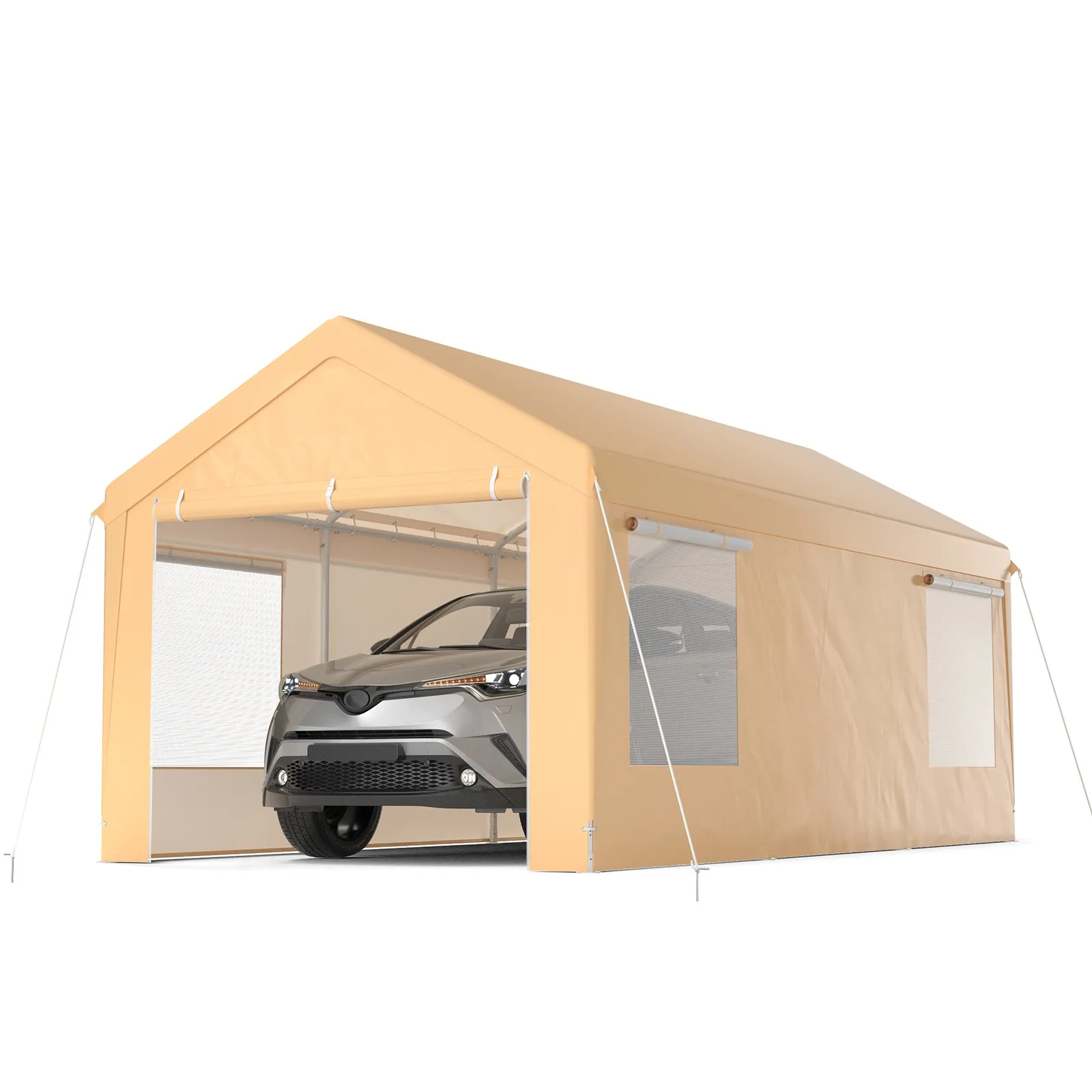 10x20 ft Heavy-Duty Steel Carport Car Canopy Shelter Sidewalls Tent Garage
10x20 ft Heavy-Duty Steel Carport Car Canopy Shelter Sidewalls Tent Garage