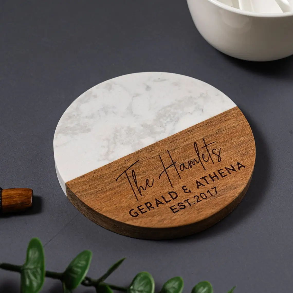 Personalized Marble Wood Coasters, Custom Coasters, Engagement Wedding Gift, Anniversary Gift for Her, New Home Gifts
Personalized Marble Wood Coasters, Custom Coasters, Engagement Wedding Gift, Anniversary Gift for Her, New Home Gifts