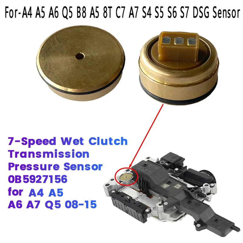 Plain 0B5 7-Speed Wet Clutch Transmission Pressure Sensor 0B5927156 For A4 A5 A6 A7 Q5 08-15 02E Gearbox Hydraulic Sensor
Plain 0B5 7-Speed Wet Clutch Transmission Pressure Sensor 0B5927156 For A4 A5 A6 A7 Q5 08-15 02E Gearbox Hydraulic Sensor