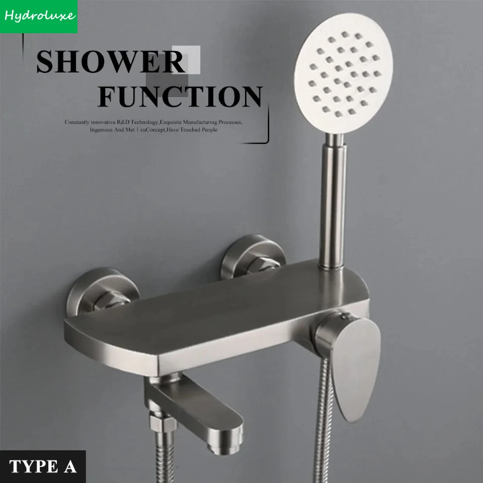 Bathtub Shower Faucet Single Handle Spout Mixer Tap with Hand Shower Wall Mount Mixing Switch Hot and Cold Faucet Shower Faucet
Bathtub Shower Faucet Single Handle Spout Mixer Tap with Hand Shower Wall Mount Mixing Switch Hot and Cold Faucet Shower Faucet