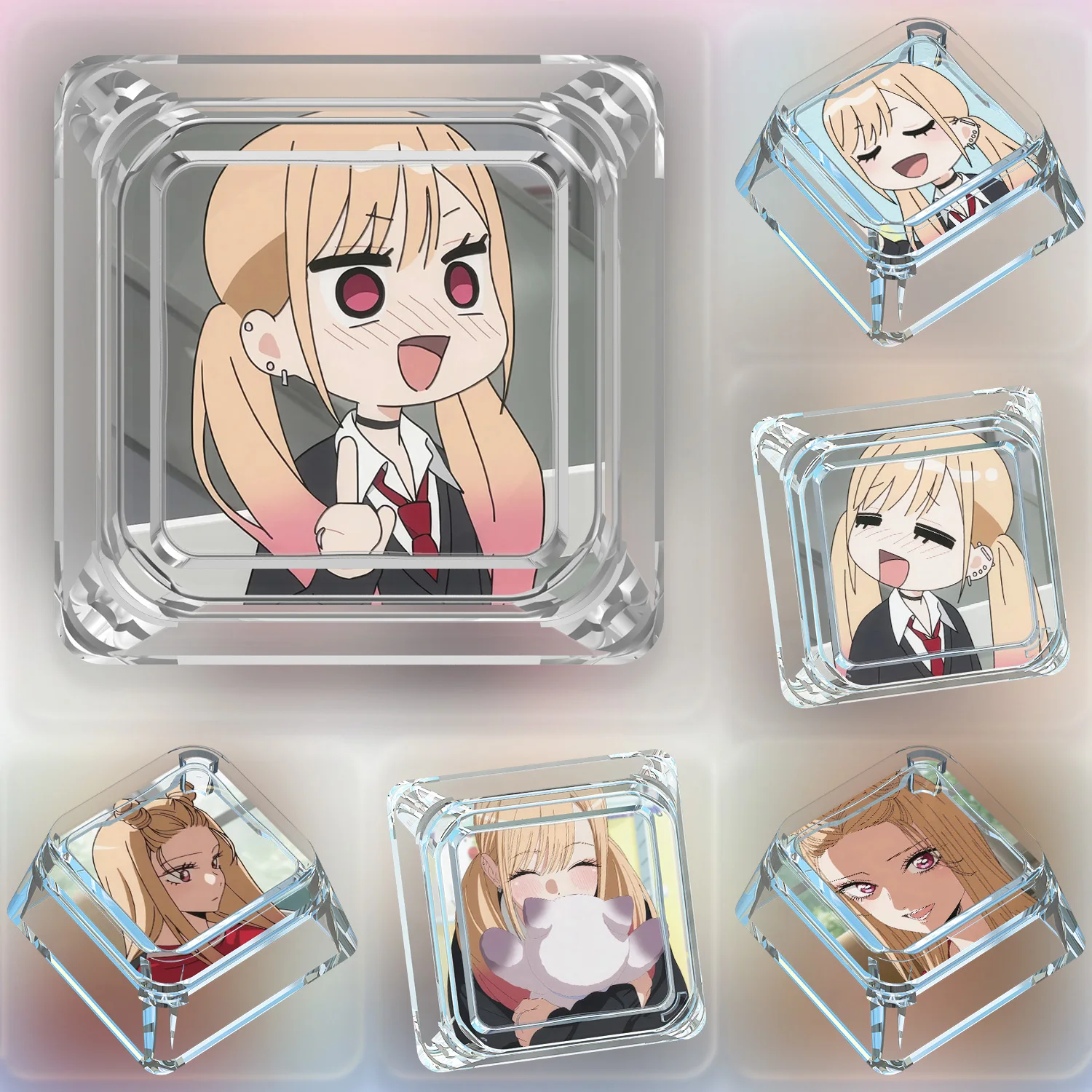 18 моделей Diy Goddess Story Kitagawa Marin, механическая клавиатура, прозрачные светопропускающие механические колпачки для клавиш, подарок
18 моделей Diy Goddess Story Kitagawa Marin, механическая клавиатура, прозрачные светопропускающие механические колпачки для клавиш, подарок