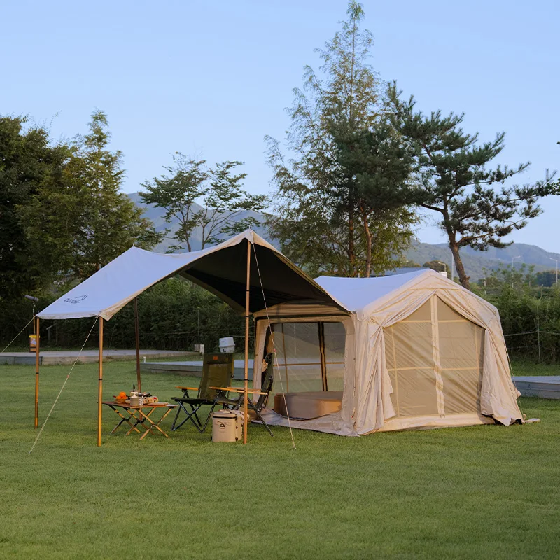 7.0 Air Tent-Begie Portable Folding Family Four Season Camping Outdoor Gonflable Camping Luxury Glamping 2-5 Person Tents
7.0 Air Tent-Begie Portable Folding Family Four Season Camping Outdoor Gonflable Camping Luxury Glamping 2-5 Person Tents